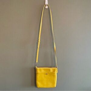 Yellow Coach Crossbody Bag